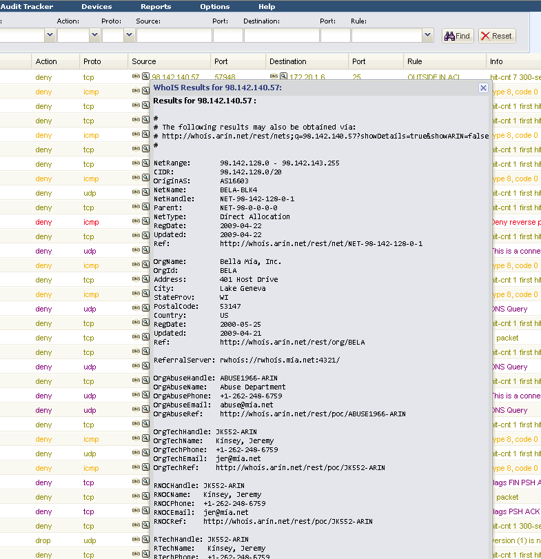 Traffic Tracker WhoIS